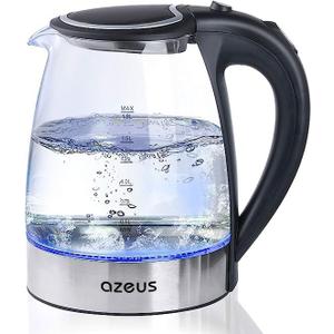 Azeus 1.8L Electric Kettle CX-817 - Fast Boil, Auto Shut-Off, Boil-Dry Protection, 360° Swivel Base - Stainless Steel Water Boiler for Tea, Coffee, and Hot Water