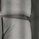 MIULEE 22x22 Pillow Inserts,Set of 2 Down Feather Throw Pillows for Couch Sofa Bed, Decorative Fluffy Throw Pillow Inserts Cotton Fabric,White