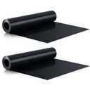 Pangda 2 Rolls 16 ft x 20 Inches Black Under Deck Drainage System Bulk Hdpe Waterproofing Membrane Trough Black Rain Deck Drainage System Trough Unders Systems Outdoor for Underdeck Ceiling