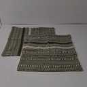 Boho Throw Pillow Covers 20x20 Inch Set of 2, Farmhouse Decorative Couch Pillow Cases, Green Accent Pillows of Bed, Sofa Bedroom Living Room Home Decor Cushion Cover