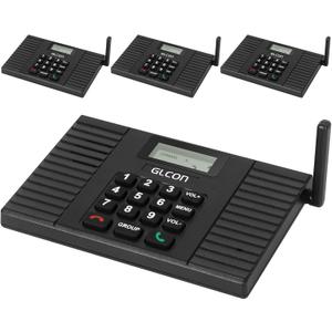 Intercoms Wireless for Home - Full Duplex Wireless Intercom System - Hands Free 1.1 Mile Range Two-Way Communication System - Expandable Intercom System for Business, House, Office - 4 Pack