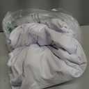 BDDC Cocktail Table Covers - 2 Pack 32"x 43" White Cocktail Table Tablecloth with Natural Wavy Round Skirt for Bar Wedding Party Banquet