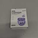 MAcnas Open Ear Clip Headphones Wireless Earbuds Bluetooth 5.4 Sports Earphones Wireless Charging Case & LED Power Display Waterproof Fitness Headphones for Running (Yellow)