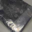 Bedsure Duvet Cover Queen Size - Reversible Black Queen Duvet Cover Set with Zipper Closure, 3 Pieces Floral Patterned Bedding Set with 8 Corner Ties and 2 Pillow Shams