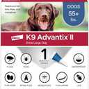 K9 Advantix II XL Dog Vet-Recommended Flea, Tick & Mosquito Treatment & Prevention | Dogs Over 55 lbs. | 1-Mo Supply