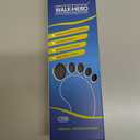 Plantar Fasciitis Feet Insoles Arch Supports Orthotics Inserts Relieve Flat Feet, High Arch (Mens 6-6 1/2 | Womens 8-8 1/2) (Gray)