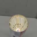 Goose Feather Badminton Shuttlecocks Birdies, 12 Pack Hight Speed Training Badminton Balls with Great Stability for Indoor Outdoor Sports (White)