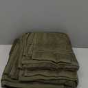 Belizzi Home Ultra Soft 3 Pack Cotton Towel Set, Contains a Bath Towel 28x55 inch, a Hand Towel 16x24 inch & a Wash Coth 12x12 inch, Ideal Everyday use, Compact & Lightweight - Olive Green (3 Pack Towel Set)