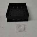 Nieifi Spice Organization for Cabinet-Vertical Spice Rack Pull Out-Spice Rack Organizer for Cabinet-8-1/4 inch Wide-Seasoning Kitchen Organizer-8.26" W x 10.6" D x 8.7" H-1 Pack-2 Tier (Black)