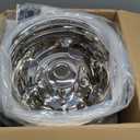 16 Wheel Simulators,8 Lug Stainless Steel RV Hubcaps,Polished Surface,Snap On Wheel Cover Compatible with1974-2000 GMC 3500, 1974-1998 Ford F350, 2008-2025 E350/E450 Van, 1974-1999 Dodge Ram 3500