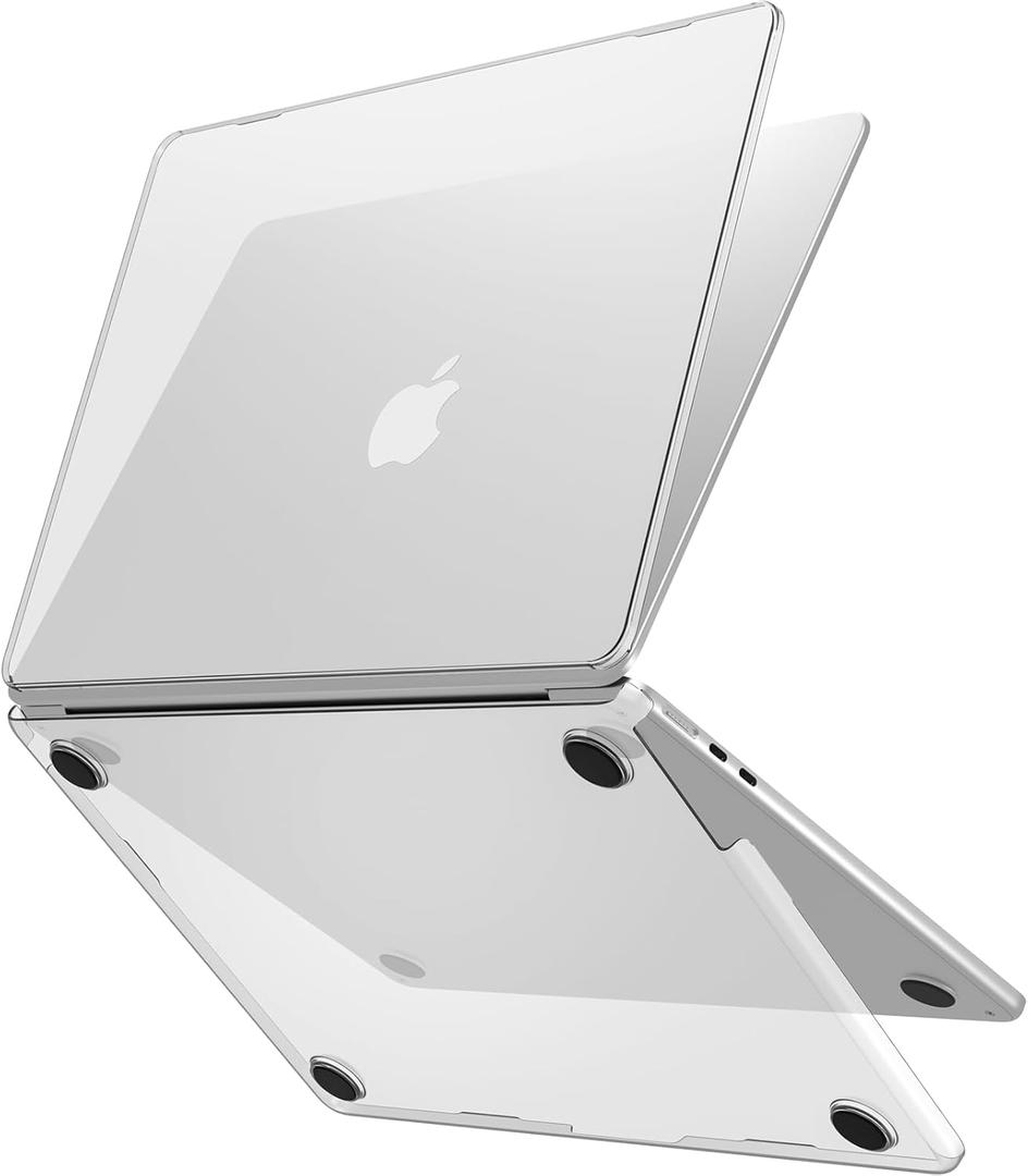 ProCase Hard Shell Case for MacBook Air 13 inch 2026 2025 2024 2023 2022, M5 A3449, M4 A3240, M3 A3113, M2 A2681, Laptop Cover for MacBook Air 13.6" -Clear
