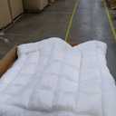 SHOUREN 4 Inch Memory Foam Mattress Topper King for Back Pain, Extra Soft Pillow Top Mattress Topper, 2000GSM Fluffy Shredded Memory Foam Filled & Thicked Down Alternative-Lined 80x78x4in