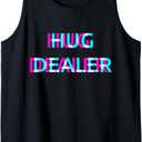 Techno EDM Music Festival Raver Dance Rave Tank Top (Small, Black)