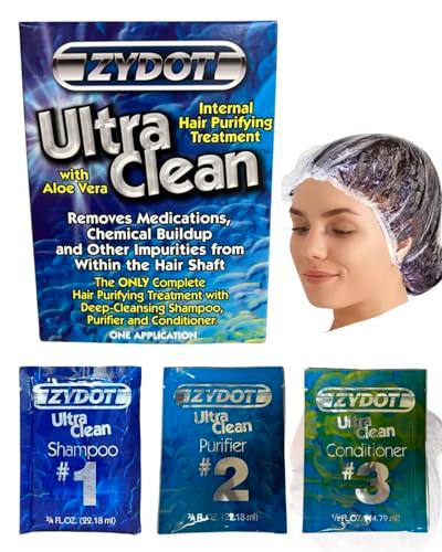 Shootclhear Zydot Ultra Clean Shampoo Kit for Detoxing and Cleansing Hair Folicle. Detox Cleanse with Toxin Removal. Shower Cap Included Immediate Use Shootclhear Zydot Ultra Clean Shampoo Kit for Detoxing and Cleansing Hair Folicle. Detox Cleanse with Toxin Removal. Shower Cap Included Immediate Use