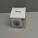 Drixo Ultrasonic Retainer Cleaner Machine, IPX6 Waterproof Dental Cleaning Pod, 3 Modes Denture Cleaner for Night Guard Mouth Guard Braces, 45kHz Denture Dome with UV Light, 200ML Tank, Arctic White