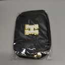 Father's Day Gift: Personalized Crossbody Bag - Initial White H, Black