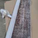 Loloi Amber Lewis Billie Collection, Tobacco & Rust 6'-0" x 9'-0" Area Rug  Antique & Distressed Accent Rugs for Living Room, Bedroom, Entryway & Hallway, No Shed High Traffic Area Home Decor Rug