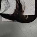 Wispy Bangs Hair Clip Human Hair, Human Hair Clip in Bangs, Wispy HairPieces, No Tangle & Smooth, 11g #02 Dark Brown