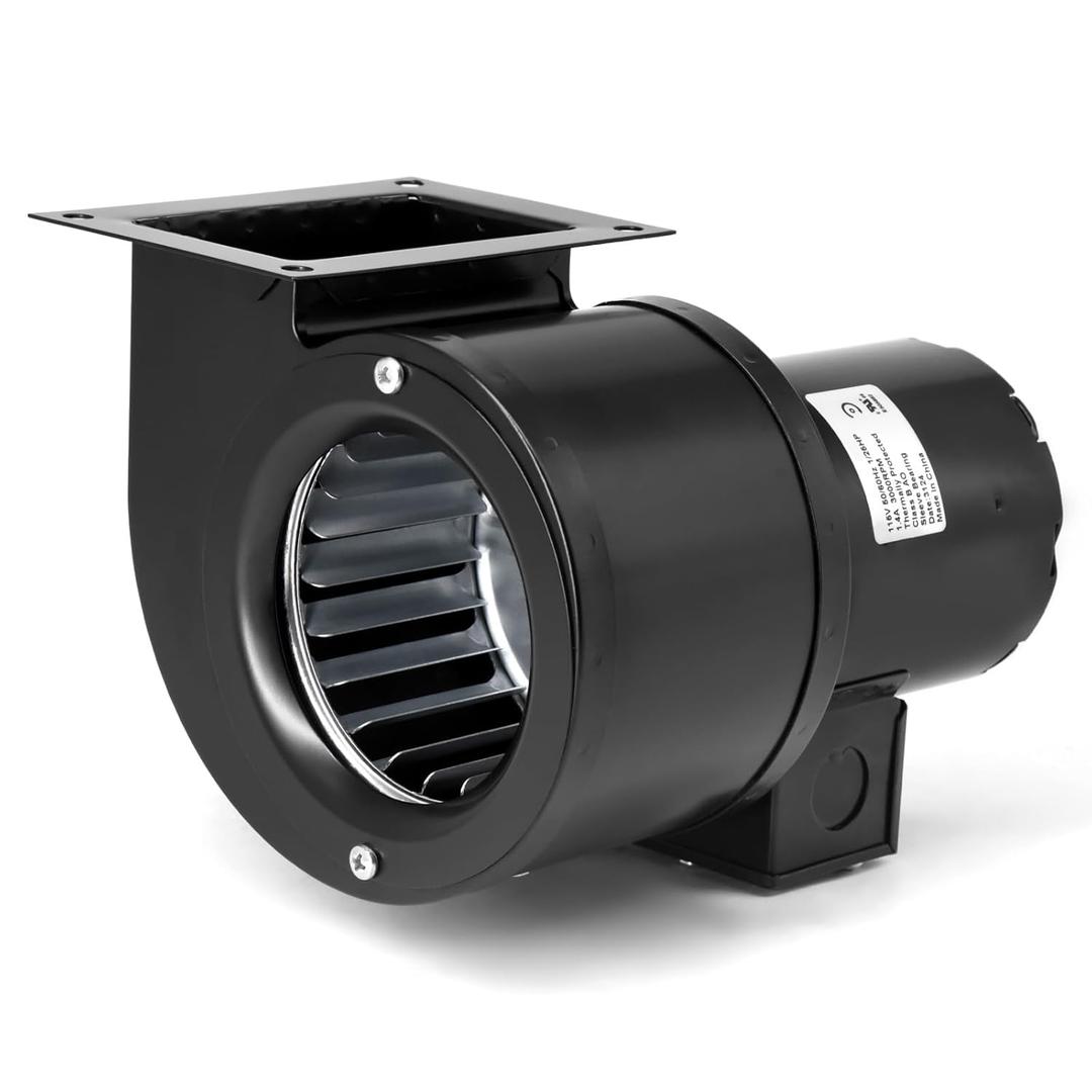 Blower Motor Replace 1TDP7 for Dayton 6FHX8, 4C446, 1TDP7A, 4C005, Fasco A166, 70213469, 70217788 Outdoor Wood Furnace Boiler Blower Fan