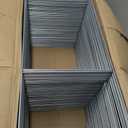Therwen 100 Pcs H Stakes for Yard Signs 30'' x 10'' Metal Heavy Duty H Frame Wire Stakes Weatherproof Metal Holder for 250 Anniversary USA 4mm 5mm Corrugated Signs Board Guidepost Yard Decor
