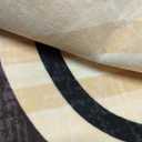 RUGSREAL Large Area Rug 8x10 Modern Geometric Rug Low Pile Thin Rugs