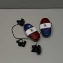 2 Pieces Bike Police Sound Lights LED Sounds Trumpet Bike Horn Police Siren Warning Safety Bicycle LED Light Waterproof