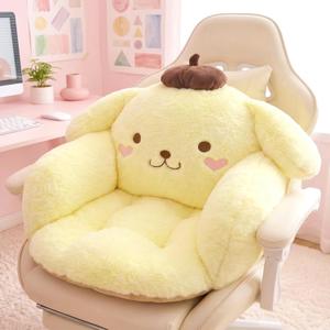 Ohjijinn Kawaii Cushion Chair, Comfy Cartoon Plush Seat Cushion, Floor Pillow Floor Cushions, Cute Office Chair Cushion Room Decor for Girls Woman