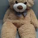 47 inch Big Giant Teddy Bear Stuffed Animals, Light Brown Soft Plush Life Size Bear Toy All Ages Gift for Children/Girlfriend/Valentine's Day/Christmas/Birthday/Baby Shower/Wedding/Party Decorations