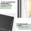 Beionxii Dusk to Dawn Outdoor Post Light,Waterproof Lamp Post Light Fixture