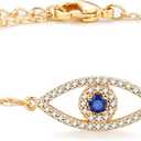 MEVECCO Bracelet for Women 14K Gold Plated Dainty Chain Simple Jewelry Cute Handmade Minimalist for Her