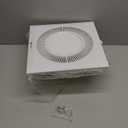 Hon&Guan Bathroom Exhaust Fan with Light, Upgraded Quiet Square Bathroom Vent Fan with Adjustable LED Light 3000K/4500K/6500K, 110 CFM, 1.0 Sones, Exhaust Fan with Light for Home Bath Hotel