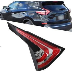 WFLNHB Left Side Inner Tail Light Replacement for Nissan Murano 2015-2018 Driver Side NI2802104 265555AA1D WFLNHB Left Side Inner Tail Light Replacement for Nissan Murano 2015-2018 Driver Side NI2802104 265555AA1D