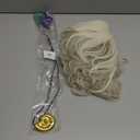 Sea Witch Wig with Shell Necklace & Earrings for Women, Short Silver White Grey Layered Wig + Cap, Halloween Wicked Undersea Witch Cosplay Costume