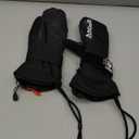 Andake Winter Ski Mittens for Men Women&Teenager,Waterproof & Insulated Snow Gloves, Warm Cold Weather Mittens,Professional Snowboard Mittens for Skiing, Snowboarding,Winter Sports (X-Small, Black)