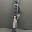 Reinforced 55" Wide Retractable Baby Gates with Reinforced Strips, Indoor/Outdoor Retractable Dog Gate for Doorway Prevent Bottom Drilling Through, No Bottom Bar Safety Mesh Baby Gate for Stair, Black