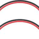12AWG XT60 Extension Cable 1FT 2PCS XT60 to XT60 Cable with Male to Female Connector for RC Battery Portable Power Station Solar Pane