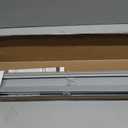UNISHADES No Drill Blinds for Windows 1" Vinyl L-Shaped Slats Cordless Mini Blinds for Home, for Window Size 33" W × 48" H Grey