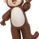 Spooktacular Creations Kids Inflatable Monkey Costume, Halloween Inflatable Costume for Boys, Full Body Monkey Air Blow Up with Gloves for Halloween Cosplay Dress Up Parties