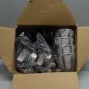 Dynaming 4 Pack Solar Flame Wall Lanterns Outdoor, Solar Powered Wall Mounted Sconce Lights, Flickering Flame LED Lights Auto On/Off Wall Hanging Lights, Waterproof for Garage Stair Patio Porch Yard