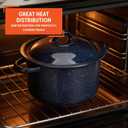 IMUSA 6.0qt Enamel Stock Pot, Blue