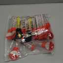Civaner 24 Pieces Cartoon Animation Party Favors Monster Cartoon Bubble Wands Bulk Red and White Wand Bubbles Yellow Lightning Goodie Bag Stuffers for Birthday Party Supplies