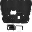 HECASA Engine Splash Shield Compatible with 2021-2025 Ford Bronco Sport Lower Engine Under Cover Guard Black Replacement for FO1228183