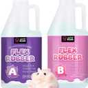 LET'S RESIN Liquid Silicone for Squishy Maker, 140oz Super Soft Flex Rubber for Taba Squishy, Molding Cat's Paw, DIY Decompression Gift