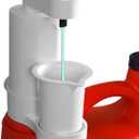 Electric Laundry Detergent Dispenser, 2000mAh USBC Rechargeable Laundry Soap Dispenser Pump, 1575 ml OnePress Dose, NoSpill for Liquid Detergent Containers, Laundry Organization(White)