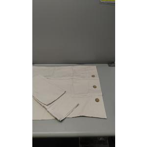 Organic 100% Linen Square Cushion Covers & Standard Queen / King Pillow Shams in Ivory, 20"x30" Queen