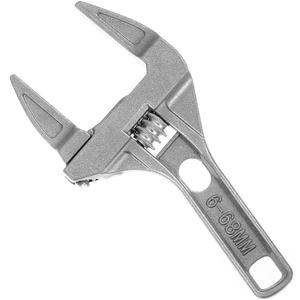 HomeSoGood Wrench Short Shank 6-68 mm Large Openings Bathroom Aluminum Alloy Spanner Wrenches Repair Tool for Plastic Plumbing Tube Washbasin Nut Disassembly