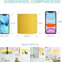 LAMPWELL LEBE Yellow Small Lamp Shades Clip on Bulb Set of 2,Mini Drum Sconce Shades,Clip on Lamp Shade for Table Lamps Chandelier Shades,5.2"5.2"H5.2",Fabric Replacement Lamp Shades