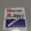 Overseas Neon Fluorescent Paint Marker Pens - 8 Colors Oil-Based Paint Markers, Medium Tip, Quick Drying and Waterproof Permanent UV Marker for Plastic, Glass, Rock, Wood, Canvas, Metal, Pumpkin