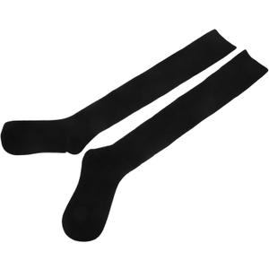 Thickened Wool Stockings Warm Over the Knee Socks for Autumn Winter Fits Black