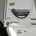 KOHLER 4636-RL-0 Cachet ReadyLatch Elongated Toilet Seat Slow Close, Soft Close Toilet Seat Quiet Lid, Contoured Grip-Tight Bumpers Installation Hardware, Apartment Essentials, White